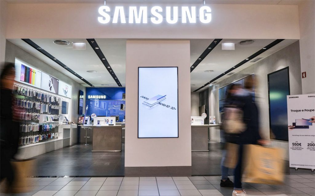 Construção Loja Samsung