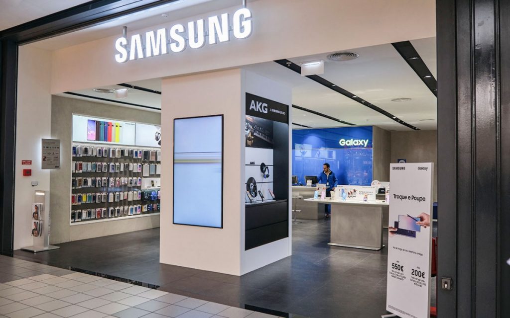 Construção Loja Samsung