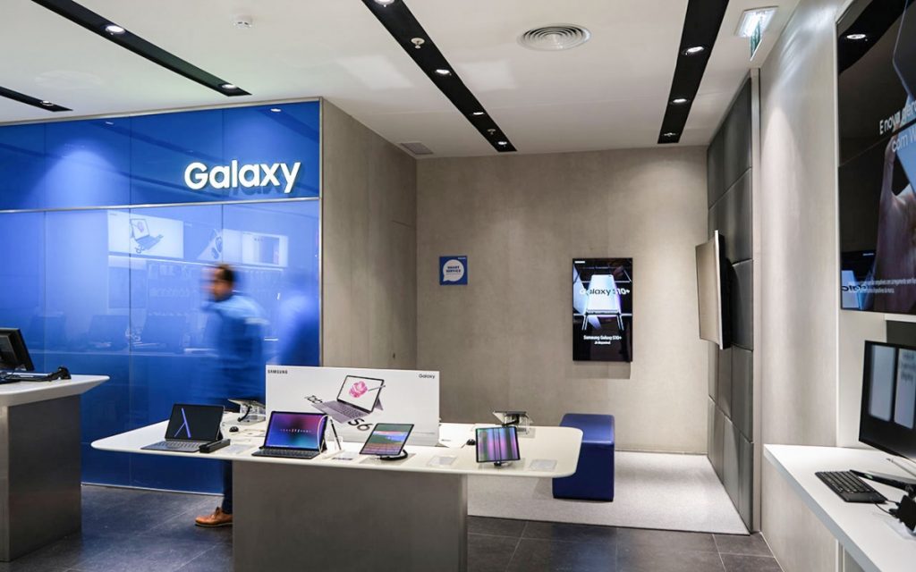 Construção Loja Samsung