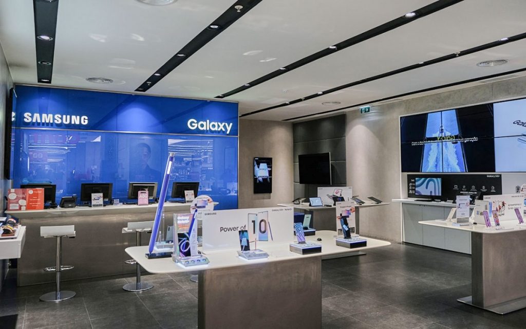 Construção Loja Samsung