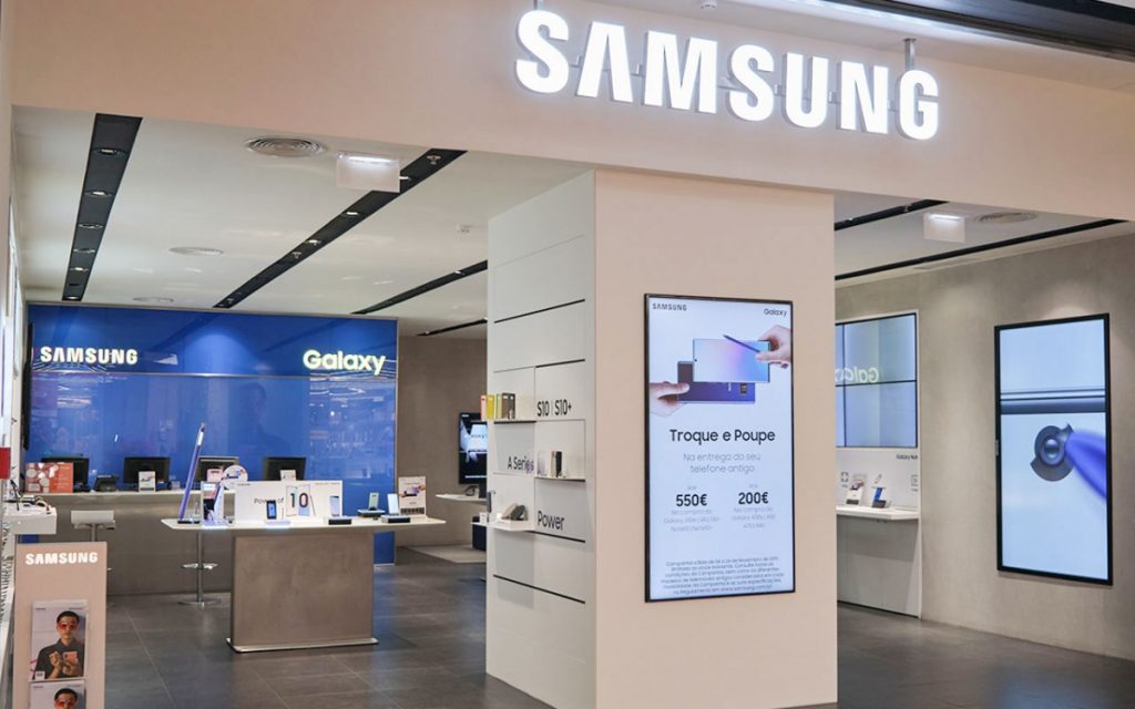 Construção Loja Samsung