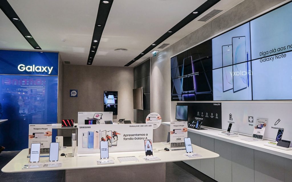 Construção Loja Samsung