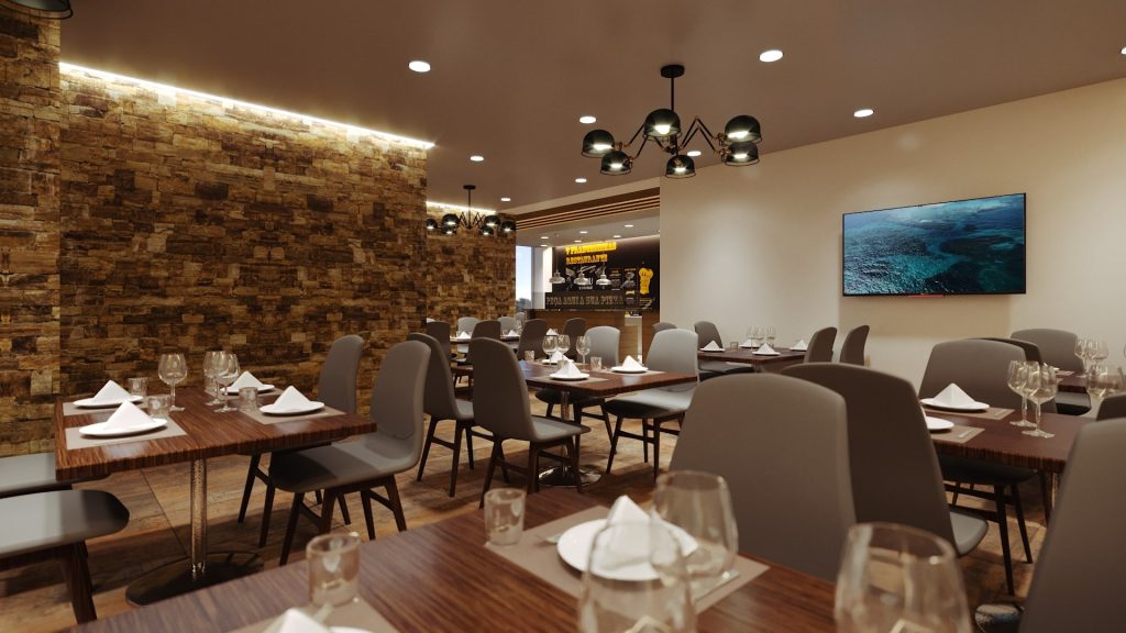 design de interiores de restaurante