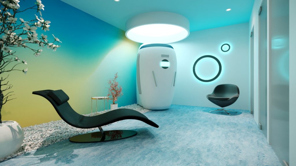 Projeto Design de Interiores Clínica de Crioterapia