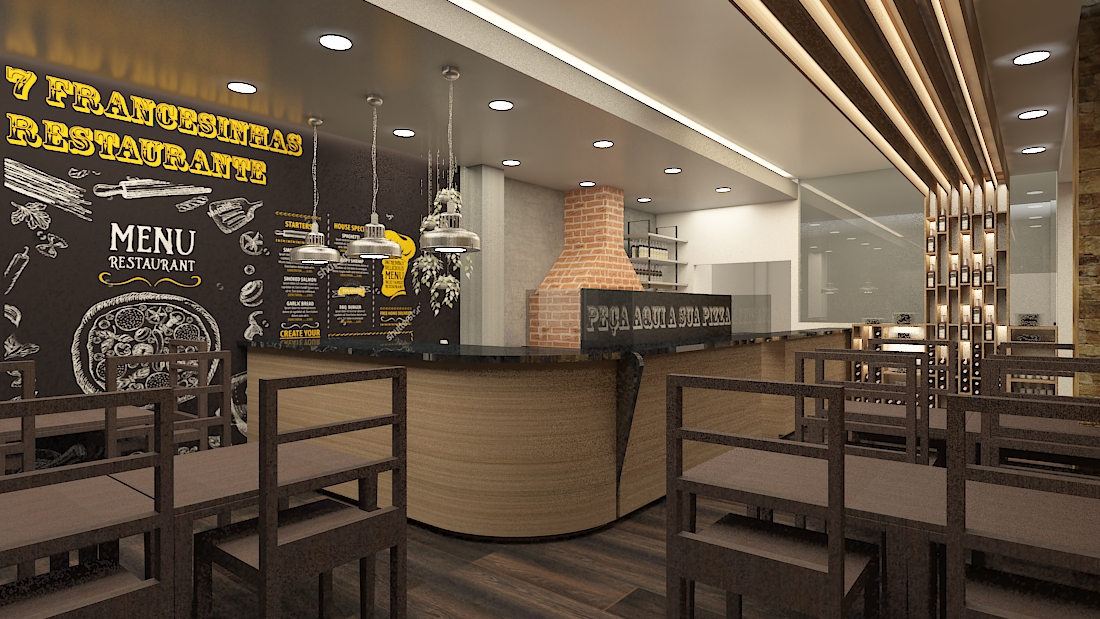 projeto design interiores confeitaria