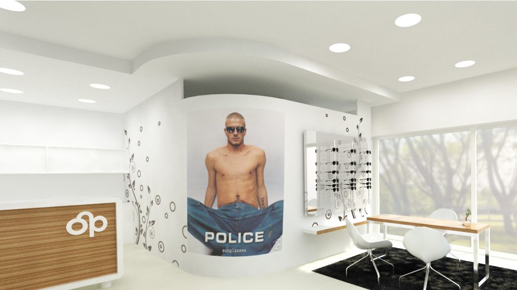 projeto design de interiores para ótica