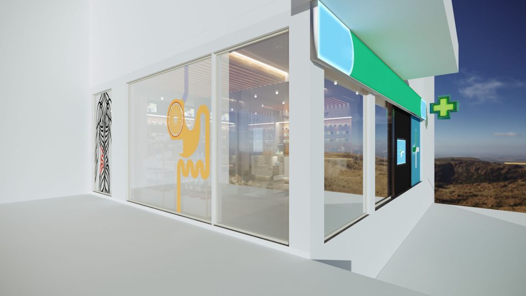 projeto farmácia - design de interiores