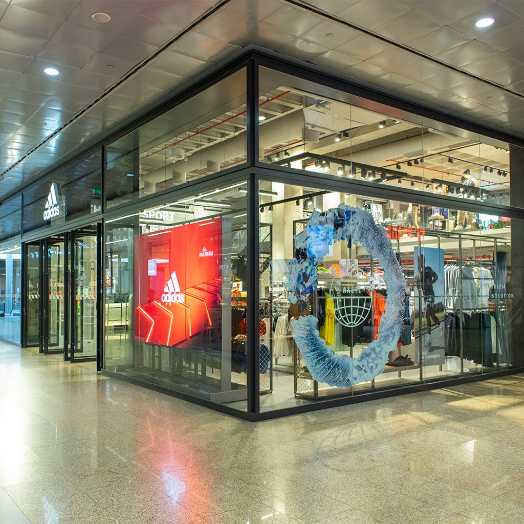 Remodelação loja Adidas no shopping Braga Parque