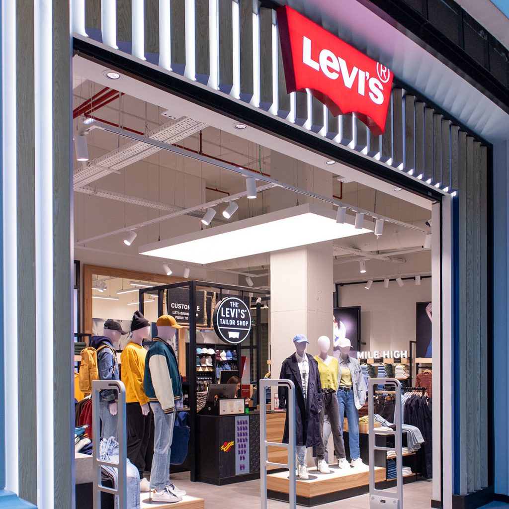 Remodelação loja Levis Shopping Colombo