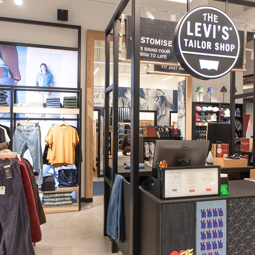 Remodelação loja Levis Shopping Colombo