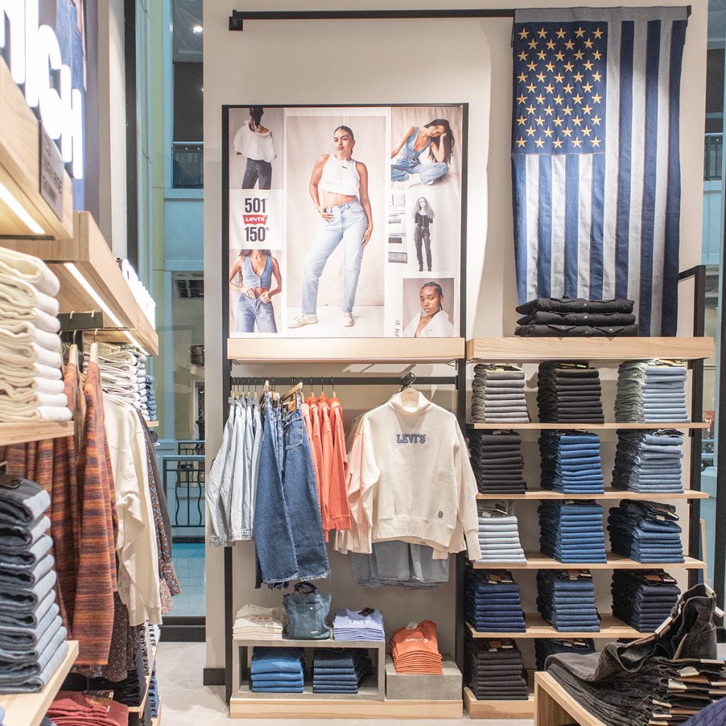 Remodelação loja Levis Shopping Colombo